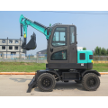 China 4 ton wheel excavators for sale.